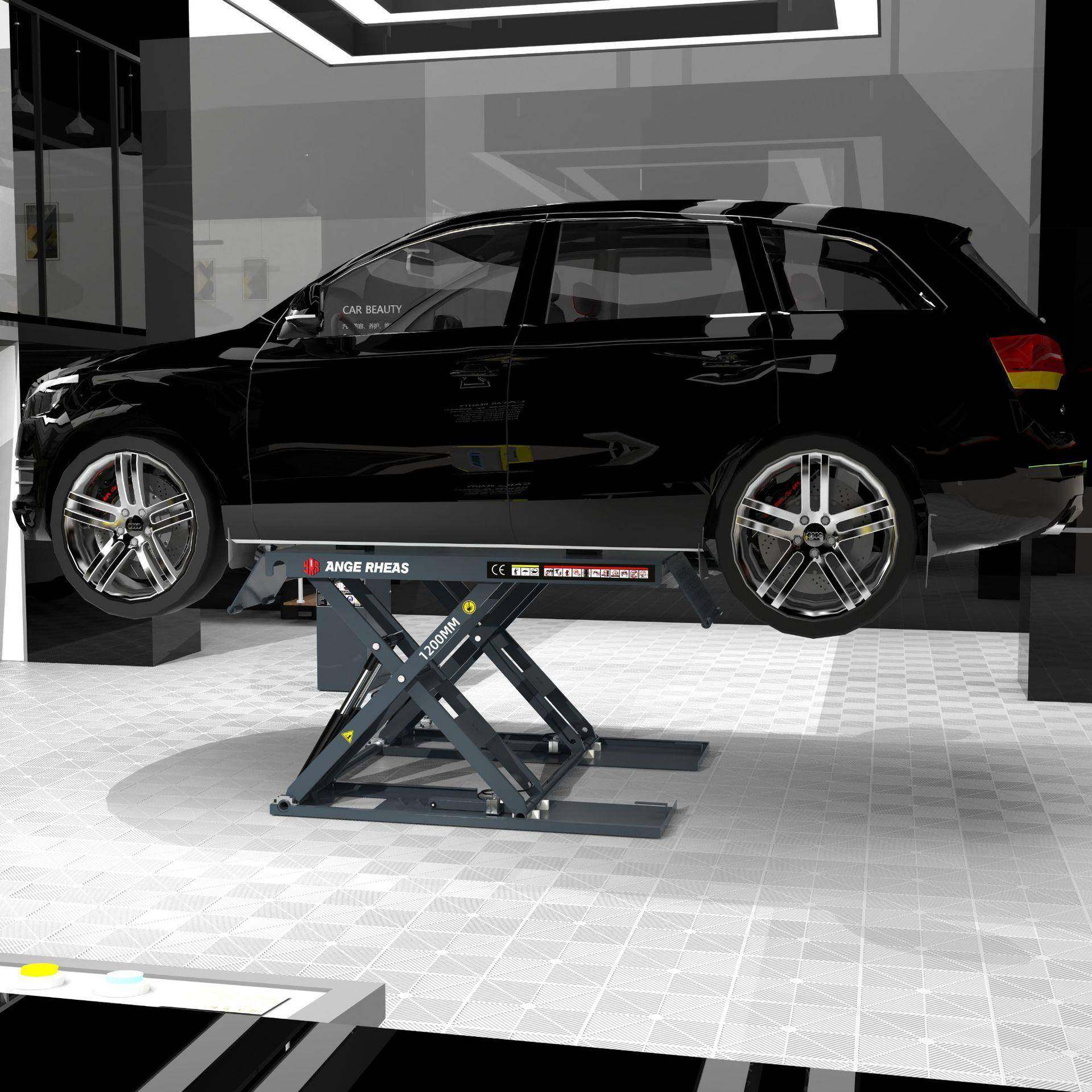 瑞亚斯举升机超薄小剪4吨可移动防水升降机保养汽修汽车举升机,淘宝优惠券,粉丝福利购,淘宝优惠卷