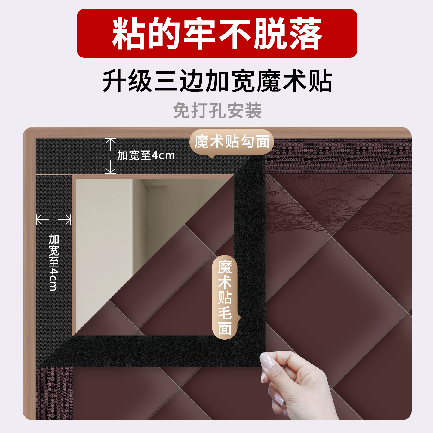 冬季防风保暖棉门帘加厚家用空调保温挡风磁吸免打孔隔断帘子开窗-图2