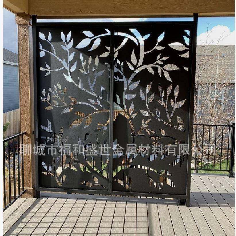 镀锌板切割隔断建筑护栏欧式别墅镂空围栏艺术装饰CNC屏风围栏,淘宝优惠券,粉丝福利购,淘宝优惠卷