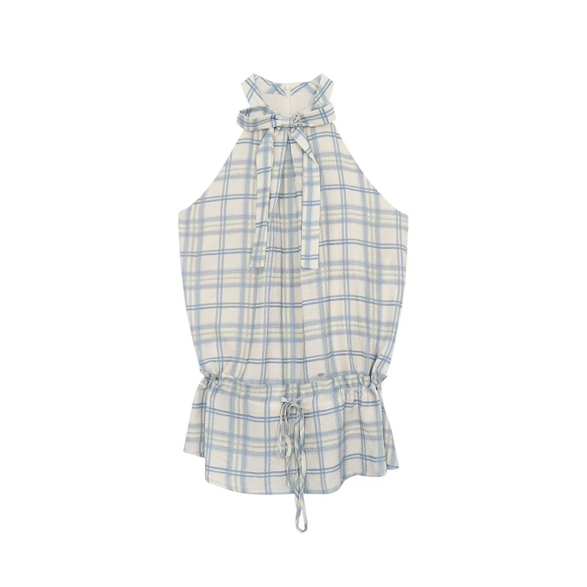 W2521款 无袖法式背心裙服装纸样1:1裁剪图,淘宝优惠券,粉丝福利购,淘宝优惠卷