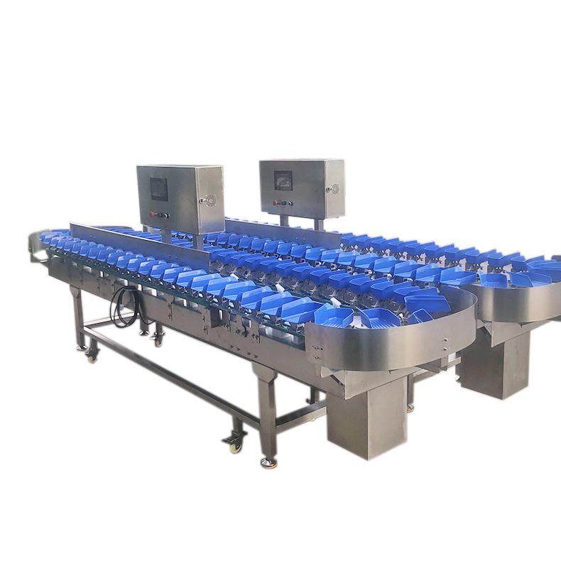 机械料盒式分选机生蚝鲍鱼重量式分选鸡爪鸭脖鸡腿智能分拣,淘宝优惠券,粉丝福利购,淘宝优惠卷