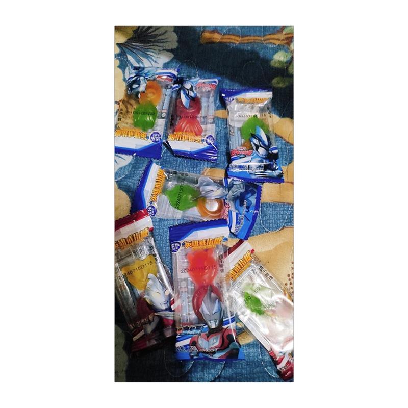 新货奥特曼戒指造型软糖混合水果味儿童童年零食QQ软糖 - 图3