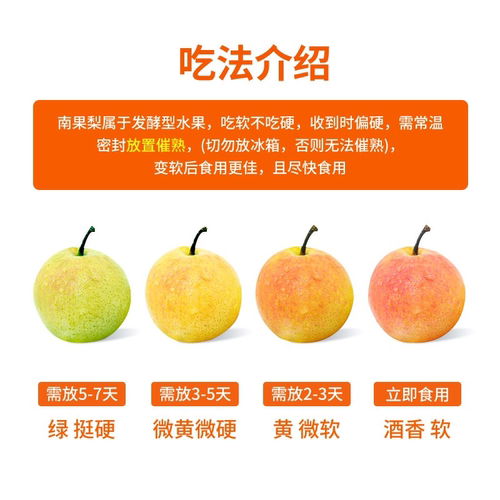辽宁鞍山南果梨东北当季酒香水梨子现摘新鲜酥脆南国梨特产梨水果 - 图3
