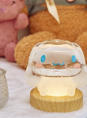 大耳狗玉桂狗天气预报风暴瓶可爱文创桌面摆件创意生日礼物送朋友