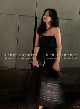 ins博主~fever同款高级感黑珍珠项链女轻奢小众设计感锁骨链颈链