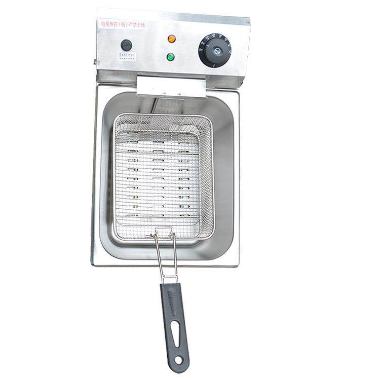 单缸单筛电炸炉FY-8L-A商用台式炸炉煎炸锅炸薯条鸡腿油炸炉,淘宝优惠券,粉丝福利购,淘宝优惠卷