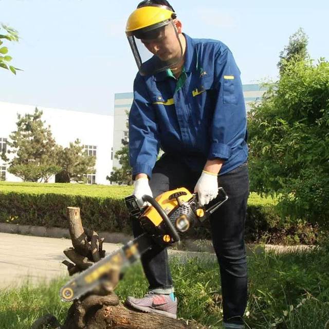 Handheld 558 chain saw Tree cutting saw Wood construction high power logging saw