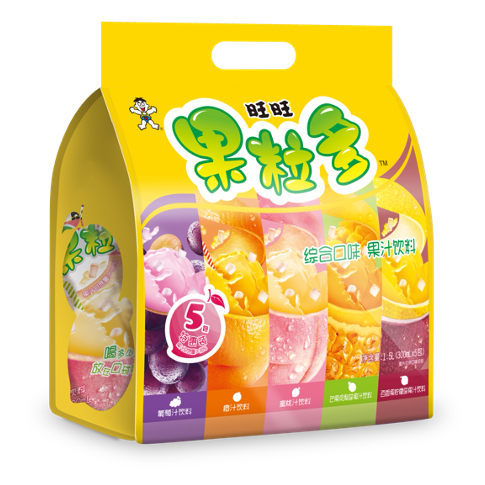 活动专享】旺旺果粒多饮料O泡果奶350ml/245ml/凉白开500ml多规格