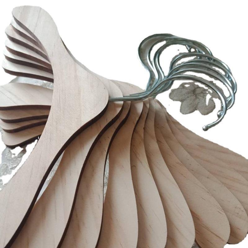 宠物衣架木质宝宝儿童实木定制小衣挂婴儿迷你收纳猫咪狗狗衣撑 - 图3