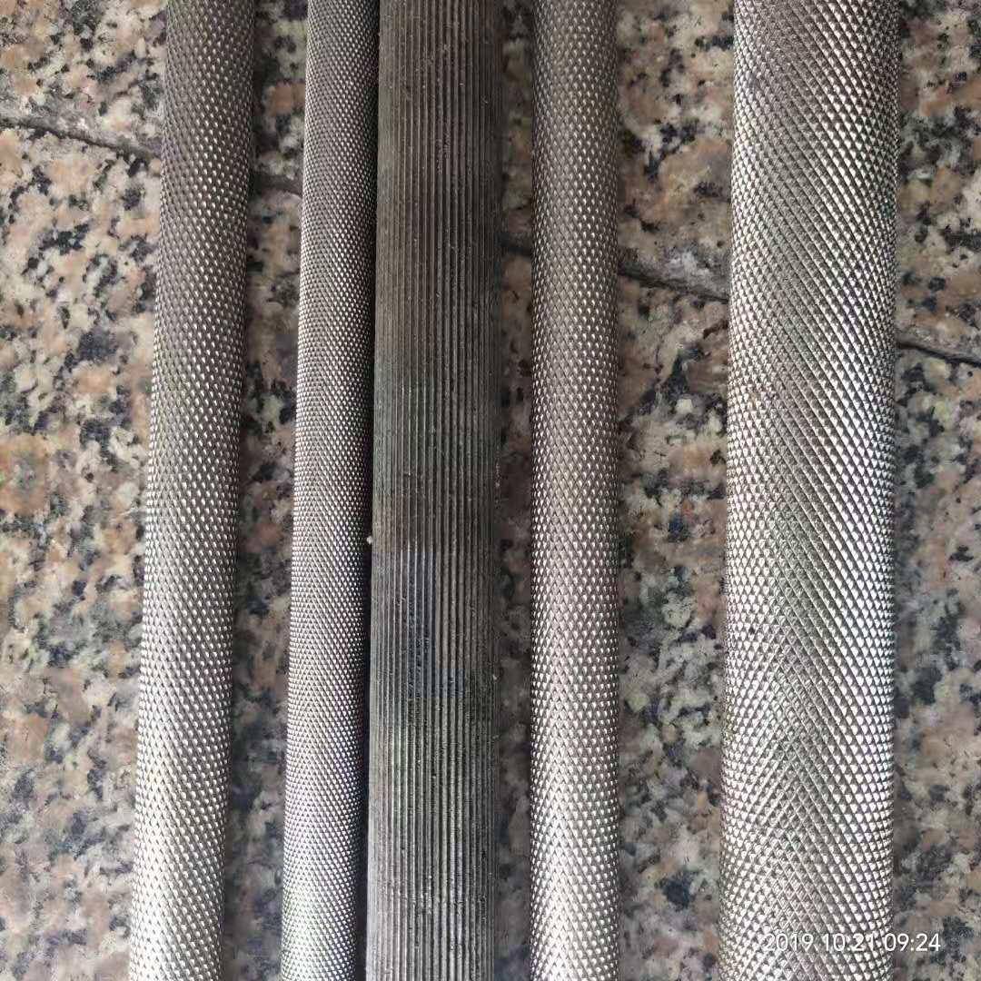 45号钢303不锈钢滚花棒 网纹棒 压花圆钢棒 拉花圆棒可切零加工 - 图2