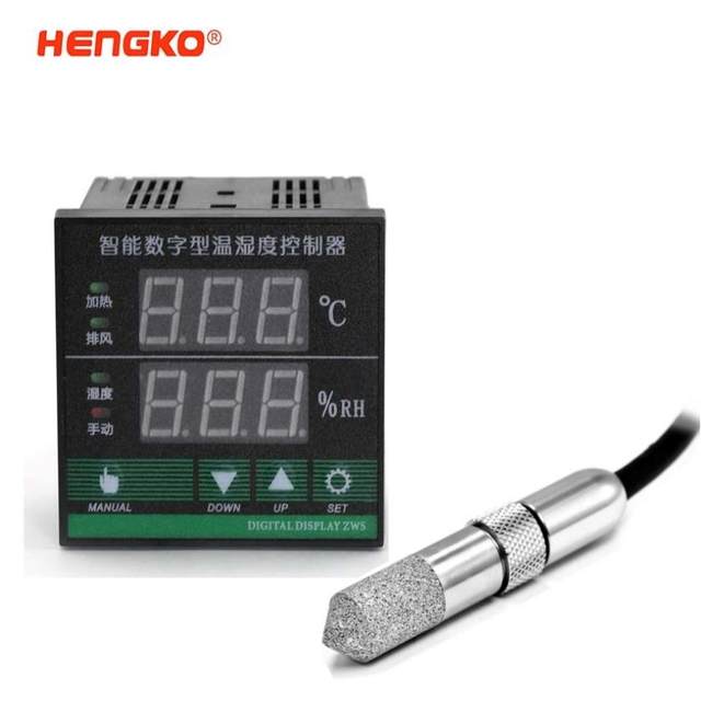 Hengge 3-channel digital display intelligent thermostat with temperature control probe temperature and humidity controller temperature and humidity control regulator