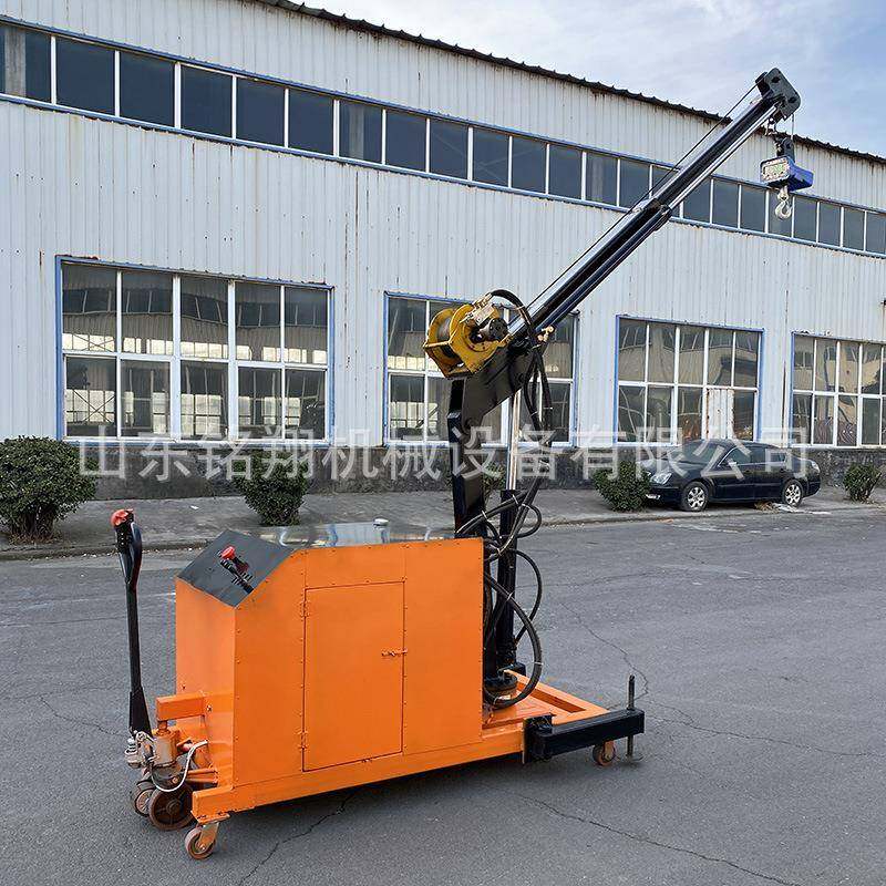 小型全电动液压吊车车间注塑模具吊装可旋转移动式单臂小吊机,淘宝优惠券,粉丝福利购,淘宝优惠卷