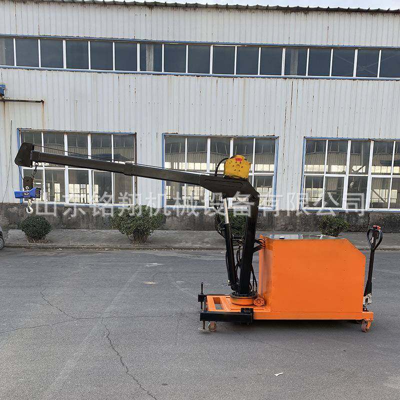 小型全电动液压吊车车间注塑模具吊装可旋转移动式单臂小吊机,淘宝优惠券,粉丝福利购,淘宝优惠卷