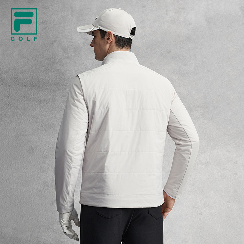 FILA斐乐官方男士保暖棉衣2026春季新款高尔夫运动夹克保暖外套男,淘宝优惠券,粉丝福利购,淘宝优惠卷