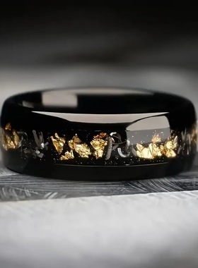 跨境不锈钢戒指时尚感男士百搭个性设计感指环潮流爆款