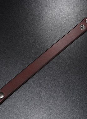 创意简约欧美复古风男士饰品个性光板朋克牛皮手链跨境热销配饰