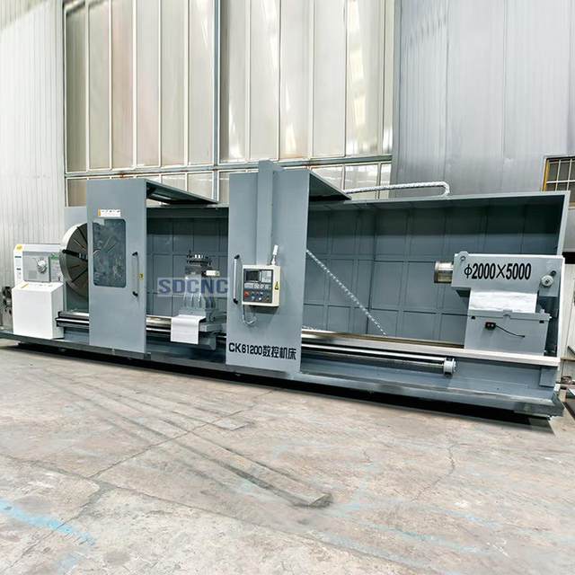 CNC lathe CK61200 overall bed guide rail width fully automatic metal cutting lathe c CNC machine tool