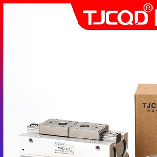 SMC型导轨滑台平行手指气缸MHF2-8D12D16D20D25D1D2薄型气爪夹爪 - 图1