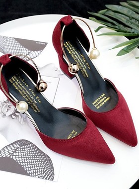 样板房衣帽间摆件鞋柜装饰玄关鞋子软装饰品女士鞋高跟鞋拍照道具