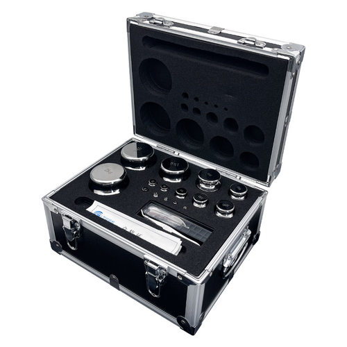 F1F2M1E级1mg-2kg标准不锈钢套装盒装砝码校准电子秤电子天平法码 - 图0