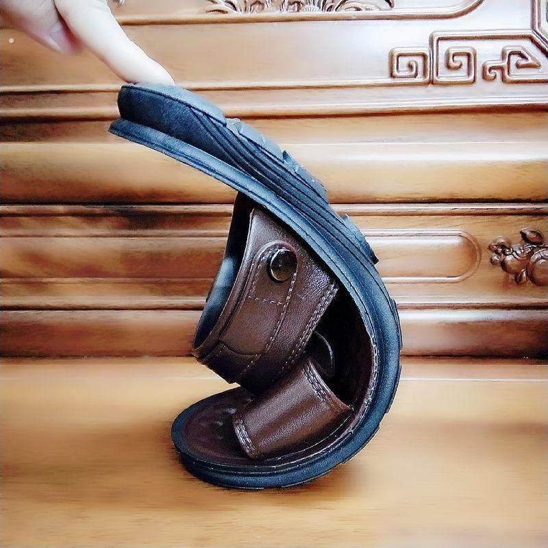 清仓夏季凉鞋男士休闲男凉鞋防滑防水耐磨中年外穿两用凉拖大码47,淘宝优惠券,粉丝福利购,淘宝优惠卷