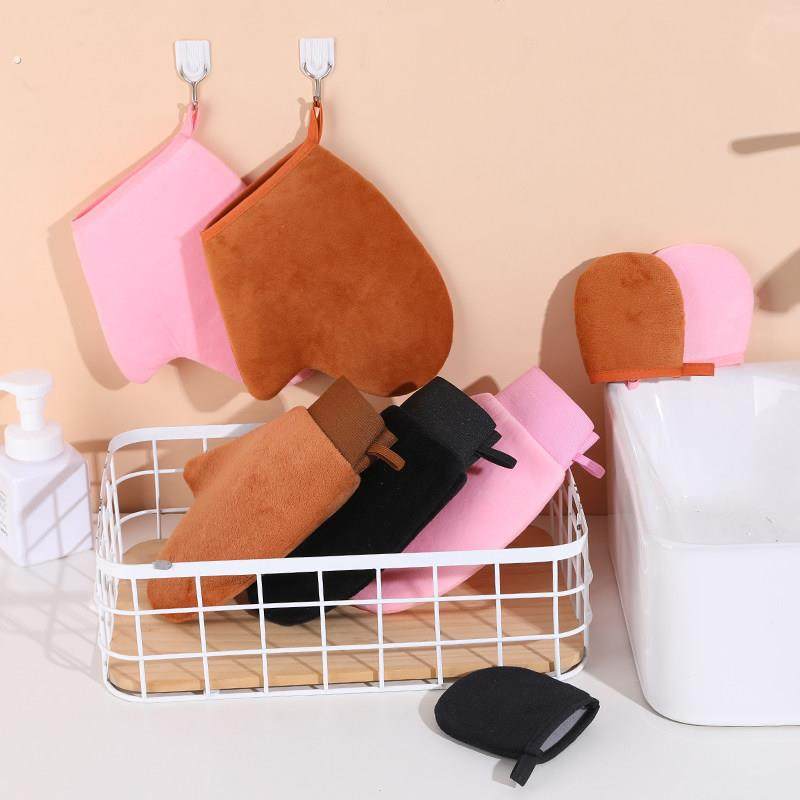 摸抹擦涂身体乳的手套身体乳涂抹工具素颜霜美黑按摩植绒手套神器,淘宝优惠券,粉丝福利购,淘宝优惠卷