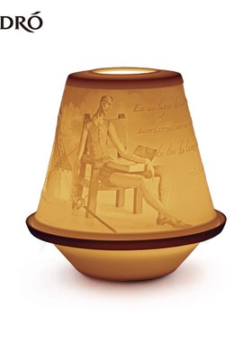 LLADRO雅致玲珑流光灯祈愿灯卧室书房床头灯家居摆件小夜灯