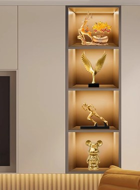 暴力熊客厅玄关电视柜酒柜摆件简约家居高档桌面装饰品乔迁礼品