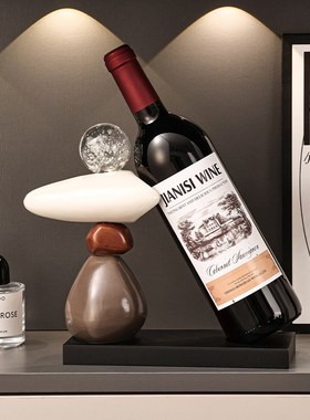 时来运转红酒架酒柜装饰品高客厅家居餐边柜