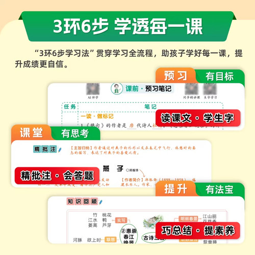 2026春黄冈随堂笔记人教版四下一二年级三年级下册五六年级语文数学英语新课本同步资料全套小学生学霸课堂笔记教材全解荣恒预习书 - 图1