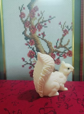 象牙果松鼠摆件家居饰品客厅办公室电视柜茶桌茶室茶几桌面摆设