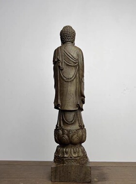 沉香木雕释迦牟尼佛如来佛祖神像阿弥陀佛实木质摆件工艺品