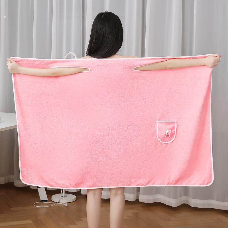 浴巾女可穿可裹夏家用非纯棉吸水速干不掉毛网红浴裙可爱抹胸浴袍,淘宝优惠券,粉丝福利购,淘宝优惠卷