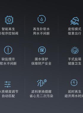 家用全屋中央净水器智能软净一体无盐软水机除水垢全自动净水机
