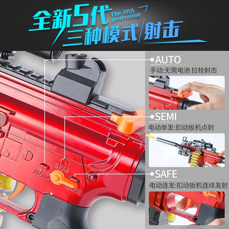 2025新款m416电动连发ak47狙击突击步软弹枪玩具儿童男孩6岁以上,淘宝优惠券,粉丝福利购,淘宝优惠卷