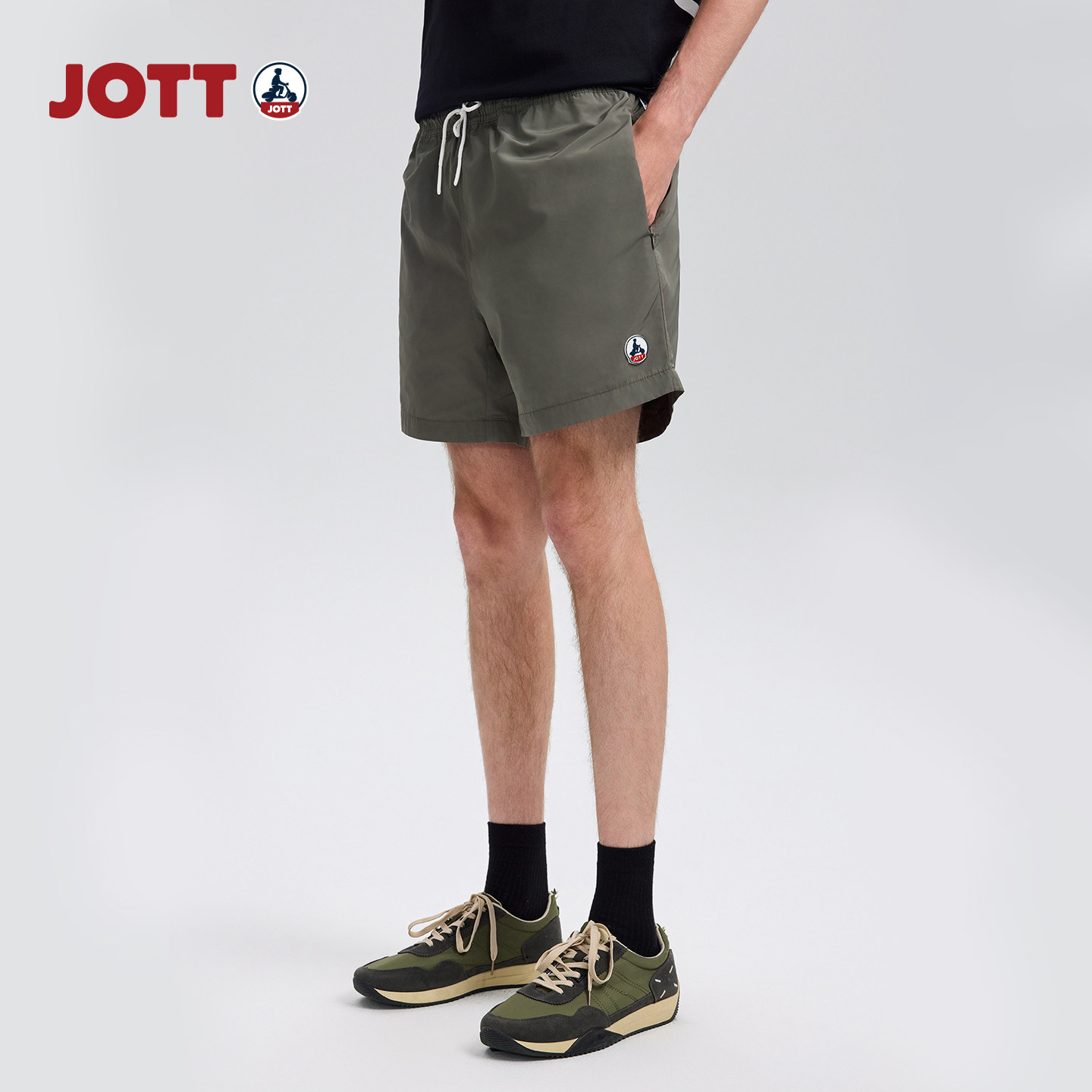 JOTT男士沙滩裤休闲运动短裤时尚百搭舒适透气短裤夏季运动短裤,淘宝优惠券,粉丝福利购,淘宝优惠卷