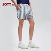 JOTT French light luxury men's shorts summer casual outdoor camping beach pants striped comfortable breathable straight pants