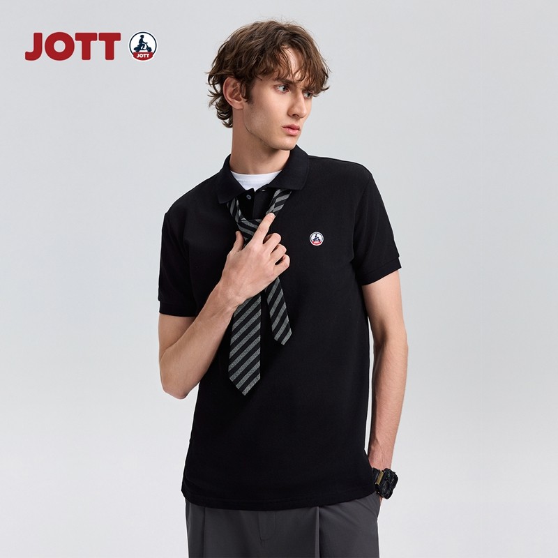 JOTT男士POLO衫短袖T恤运动休闲百搭时尚简约舒适翻领潮流Polo衫,淘宝优惠券,粉丝福利购,淘宝优惠卷