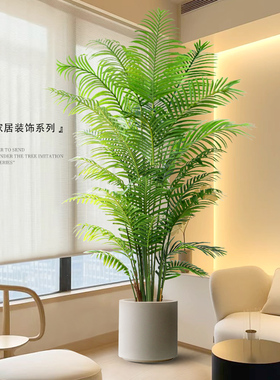 型落地玄关品仿真绿植散尾葵假花树