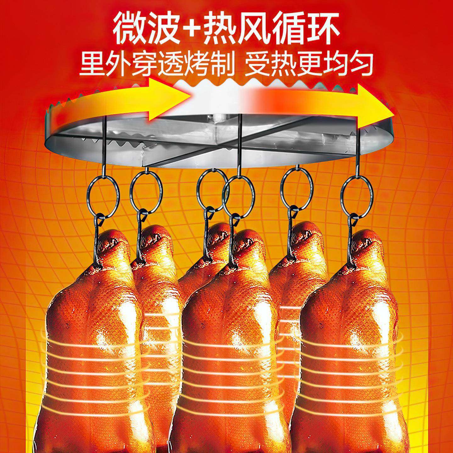 全自动烤鸭炉多功能一体智能电烤箱快速烤鸭烤鹅热风自动烤制,淘宝优惠券,粉丝福利购,淘宝优惠卷