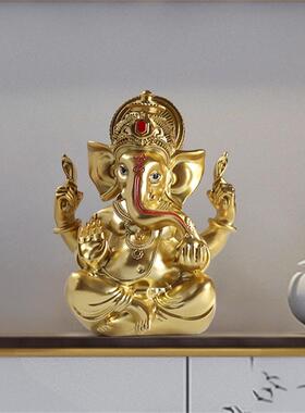 泰国象神象鼻财神橱窗装饰泰式餐厅吧台招财工艺品东南亚风格