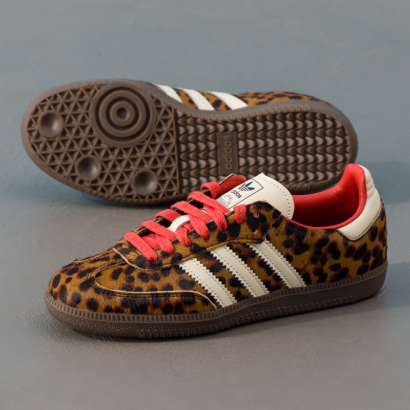 阿迪达斯 （adidas） 舰店休闲鞋男女25秋新款豹纹复古三叶草德训,淘宝优惠券,粉丝福利购,淘宝优惠卷