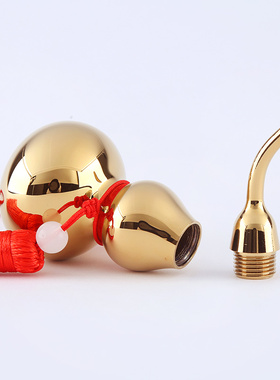 铜匠铁铺 纯铜葫芦挂件开口家居挂件汽车饰品葫芦吊坠床头送礼物