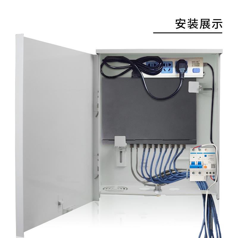 监控 主机录影机防水箱室外交换机明装配弱电箱带锁电信多媒体箱 - 图1