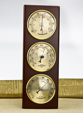 礼品定制机械大气压表温度湿度计表家用高精度温湿度天气预报132T