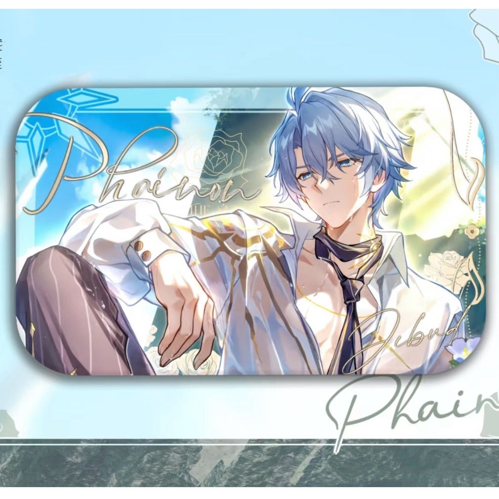 崩坏星穹铁道周边吧唧白厄封面湿身徽章自制游戏谷子胸针马口铁 - 图0