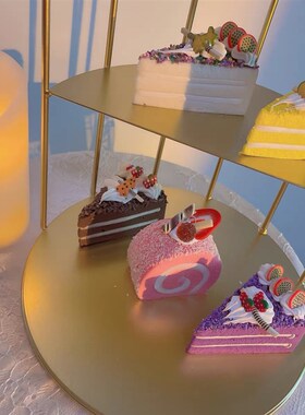 鸟笼铁艺甜品台摆件展示架蛋糕托盘欧式下午茶点心架冷餐茶歇摆台