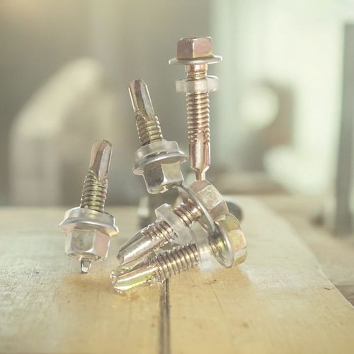 国标六角钻尾钉彩钢瓦螺钉燕尾螺钉自钻自攻钻尾m4.8m5.5 - 图0