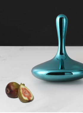 现代玻璃水滴酒柜创意几何样板房酒店软装装饰