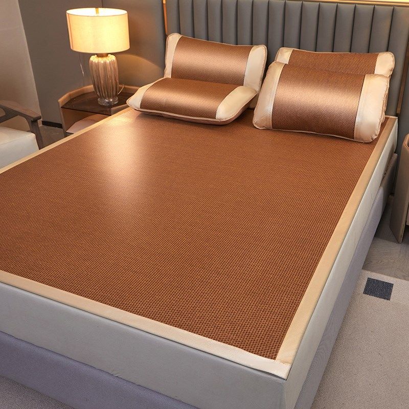 夏季天然藤席家用可折叠冰丝凉席生宿舍单人空调草席子,淘宝优惠券,粉丝福利购,淘宝优惠卷